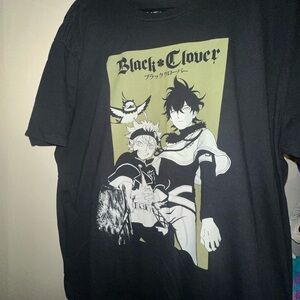 Black Clover Graphic T-Shirt Asta and Yuno men’s size 2XL